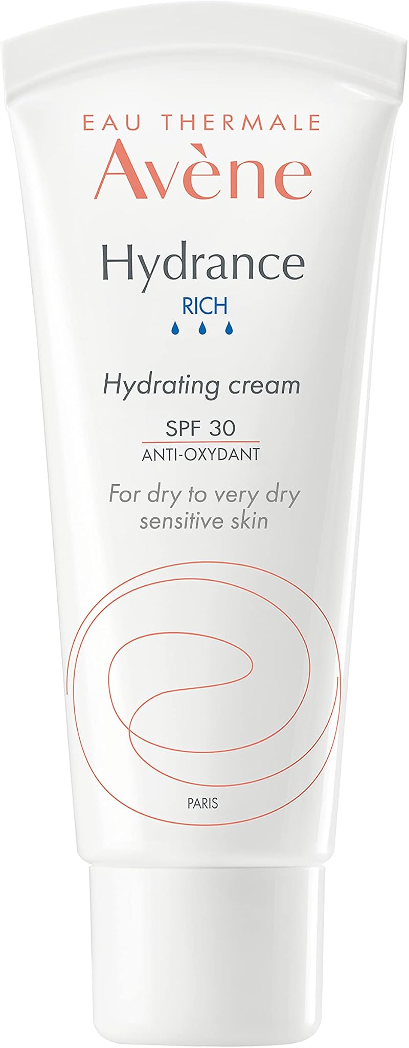 Avène Hydrance SPF30 Rich Hydrating Cream 40ml Moisturiser Dehydrated Skin