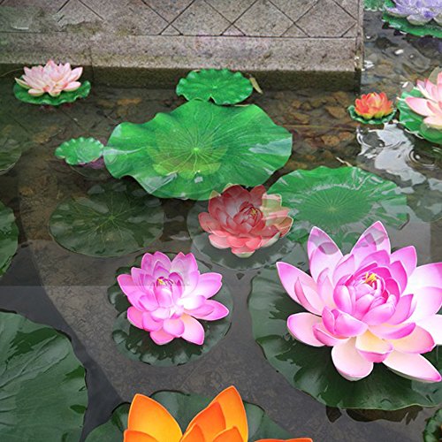 image for Xianyong Artificial Lotus Leaf Floating Foam for Pond Pool Tank Artifi