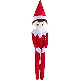 The Elf on the Shelf Plushee Pals 27-Inch Boy Scout Elf Plush Blue Eyes | Soft, huggable 27-inch Scout Elf plush for cuddling, decorating and imaginative holiday play.