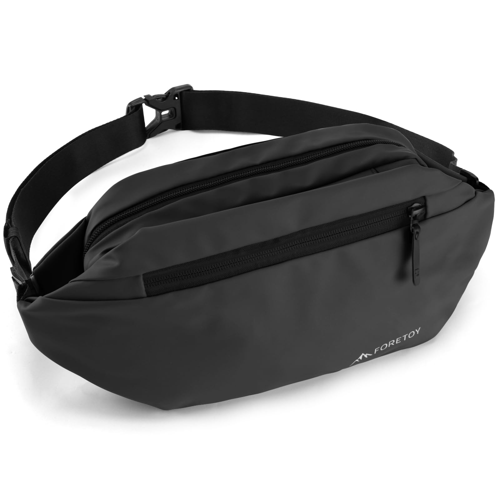 Bumbags Large Crossbody Bag Waist Bag Fanny Pack with Bottle Holder for Men Women Ladies Fashion Bum Bag Shoulder Bag for Sport Traveling Running Walking Hiking Fitness