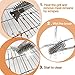 Grill Brush and Scraper – Grill Brush – BBQ Brush – Barbecue Cleaner – Safe Bristle Free BBQ Grill Brush for Porcelain Propane Electric Infrared Stainless Steel Gas Iron Charcoal and Weber Grills