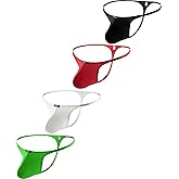 iKingsky Men's Modal Pouch G-string Underwear Sexy Low Rise Y-back Thong Bulge Under Panties for Men