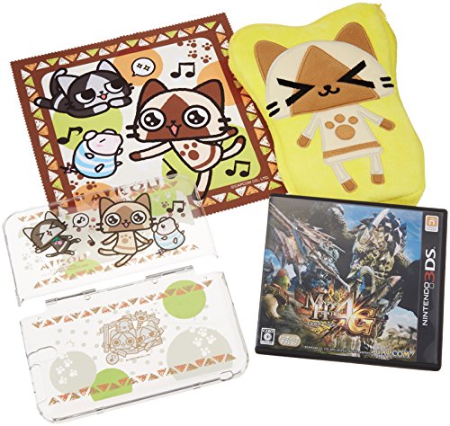【Amazon.co.jp限定】 モンスターハンター 4G "AIROU" 3DS LL用 アクセサリーキット セット Amazon.co.jp限定PC壁紙特典2枚付