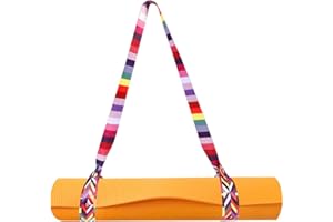 Yoga Mat Strap Yoga Mats Straps for Carrying Adjustable Carrying Strap Multipurpose Holder for All Mats(Mat Not Included)