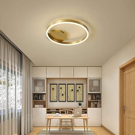 Ilucky Luminaire Plafonnier Led Dimmable Avec Telecommande