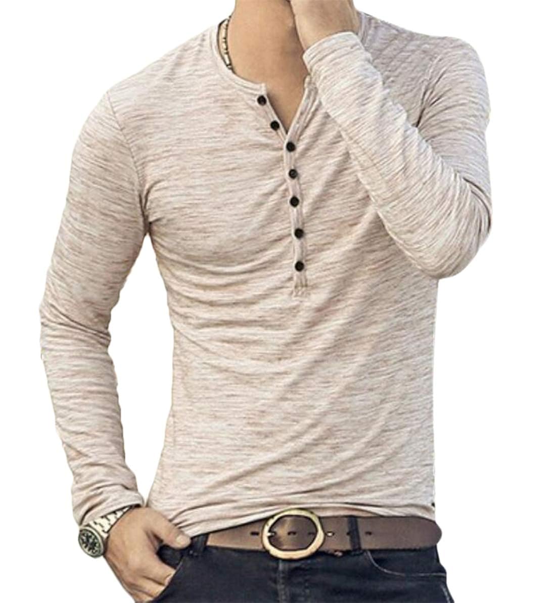 full button henley
