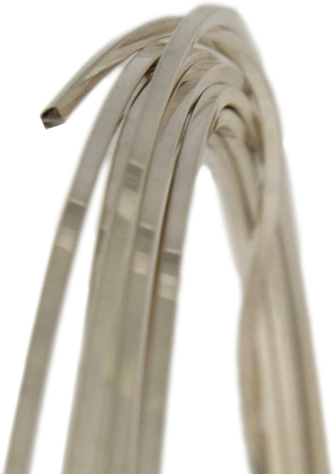 20 Gauge Square Dead Soft Argentium .930 Silver Wire - 25FT