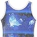Toddler Sparkle Printing Dance Athletic Unitards Tank Sleeveless Leotard for Girls Gymnastics B136_Blue_8A