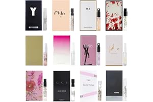 Vrears Women's Perfume Samples Designer Perfumes for Women Gift Set Travel Size Mini Perfume Sampler 12 Brands Fragrance