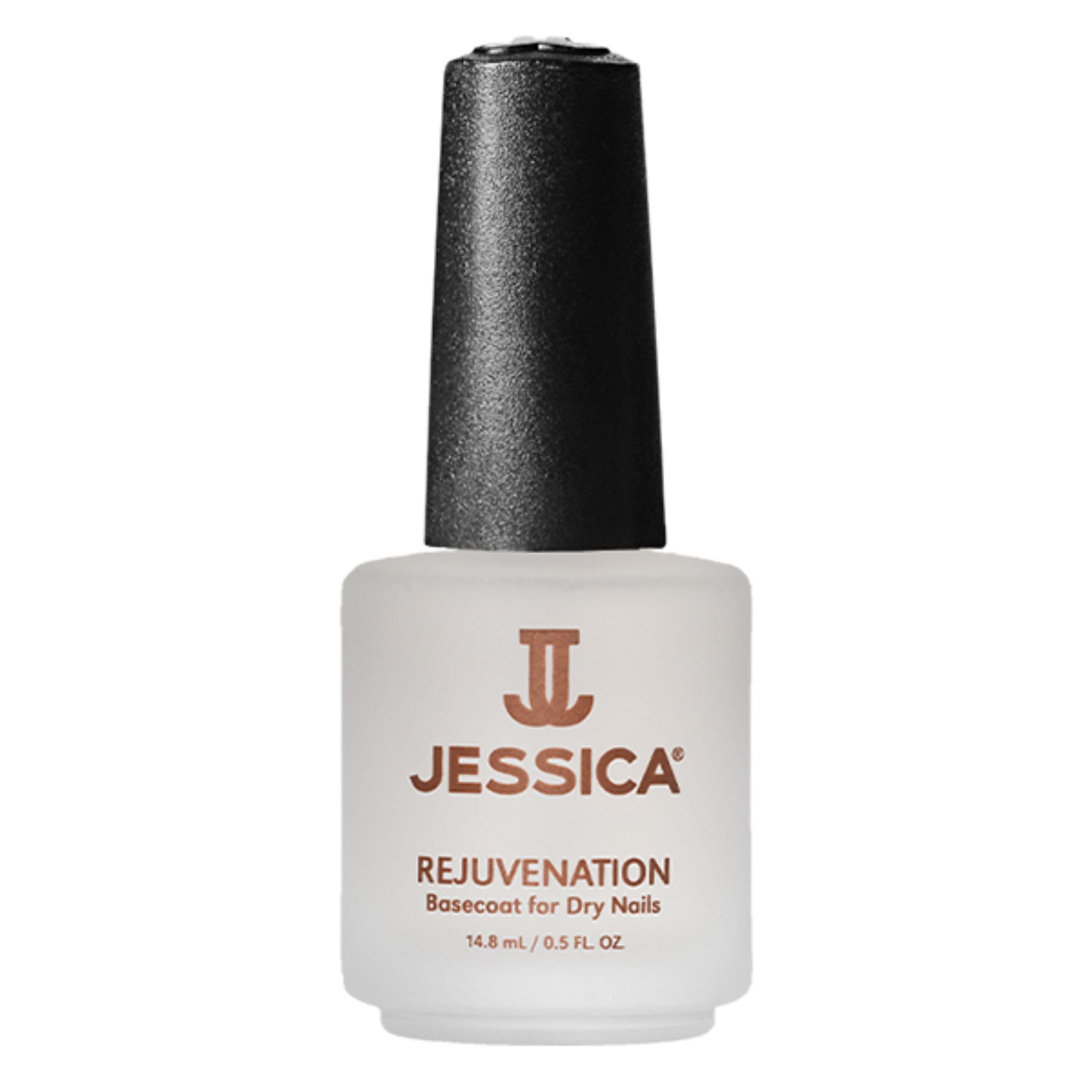 JESSICA Rejuvenation Base Coat, Nail Varnish for Dry Nails, Strengthens and Conditions, Enriched with Vitamin E, Aloe Vera, and Jojoba, 14.8 ml