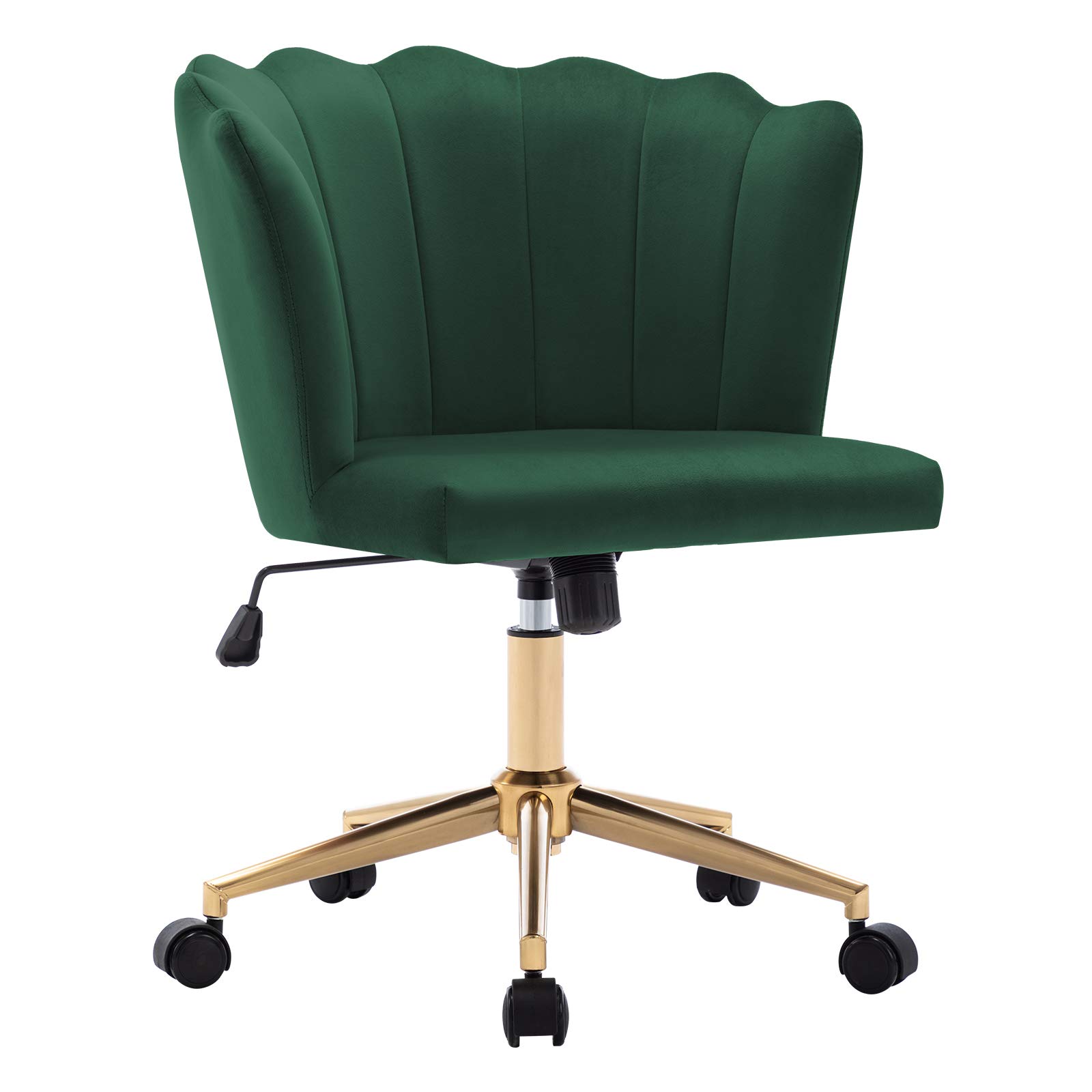 Buy Duhome Modern Home Office Chair Velvet Fabric Dark Green Desk Chair