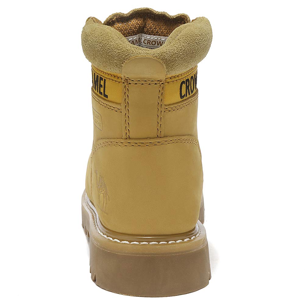 CAMEL CROWN Women Work Boots Genuine Leather 6\