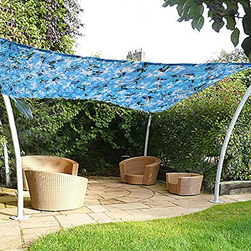 Windyus Camouflage Netting, Camo Net Blinds Bulk Roll For Sunshade Camping Shooting Hunting Military Army Hide Woodland Sunscreen -6.5FT X 10FT (2 X 3m) - Thumbnail 5