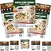 ASIAN Collection Herb Seeds Variety Packets by HOME CHEF HERBS. Non GMO Asian Seeds: Thai Basil, Garlic Chives, Scallion Seeds (Heshiko), Lemon Basil Plant, Cilantro Seeds