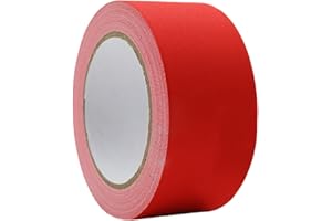 ROSEUP Gaffer Tape, Heavy Duty Gaffers Tape, Non-Reflective, Multipurpose. 2 Inches x 30 Yards, Red