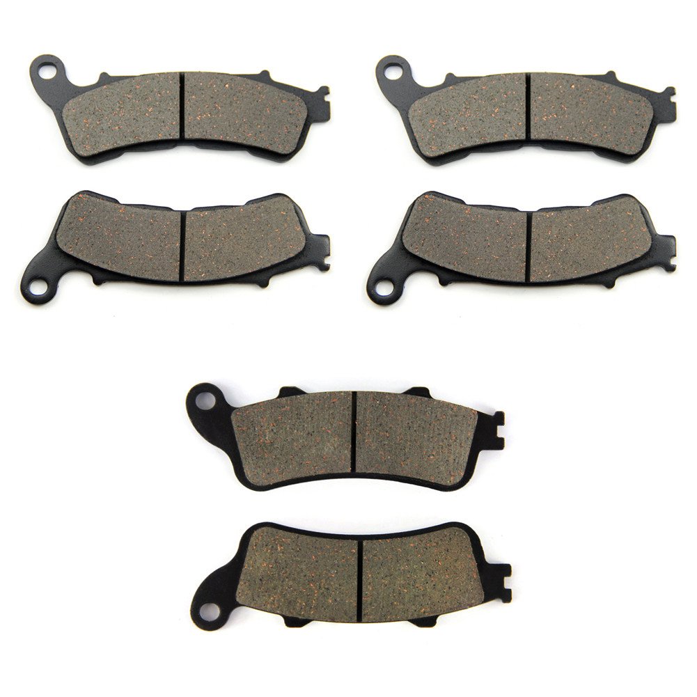 SOMMET Motorcycle Front + Rear Brake Pads for XL 1000 V Varadero (Non ABS) (07-11) / XL1000 VA Varadero (ABS) (04-11) LT388-388-261
