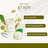 Di Palomo White Grape & Aloe Hand Cream Lip Balm Essentials Makeup Bag Gift Set view 2