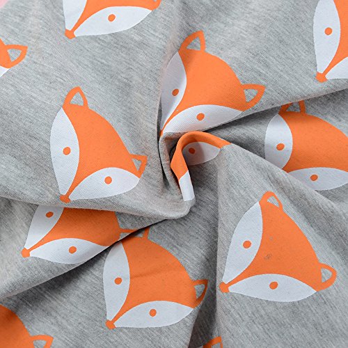 Cute Newborn Clothes Charberry Infant Baby Girl Boy Fox Print Warm Romper Jumpsuit - Thumbnail 3