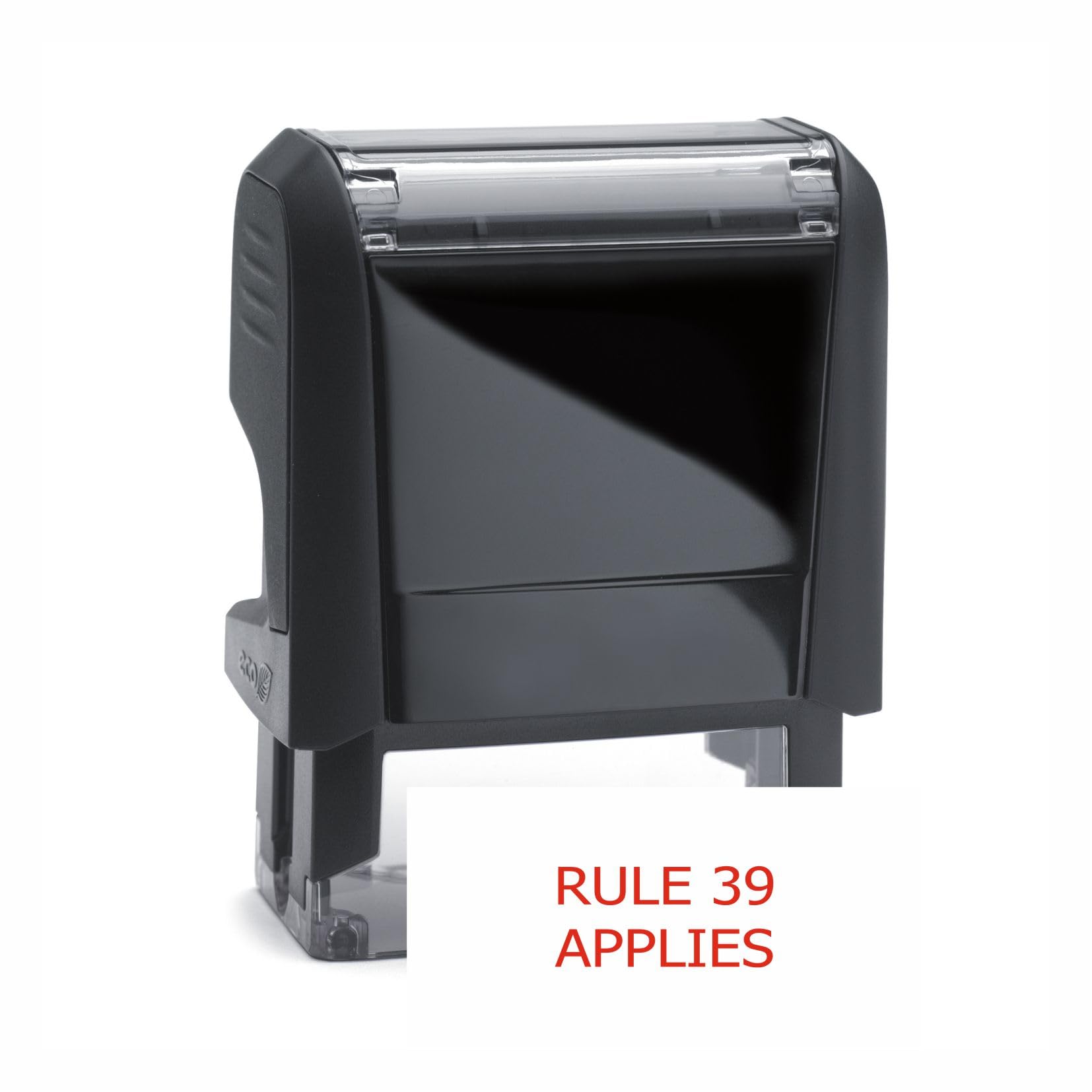 Rule 39 Applies Stamp – Self Inking Red Ink Stamper – 24 x 7mm