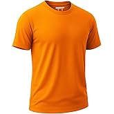 KINGFEN Men's UPF 50+ Short Sleeve UV Sun Protection Shirts Quick Dry Rash Guard Athletic T-Shirt Performance Tops