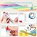Stockyfy Aqua Magic Mat Water Doodle Mat Water Drawing Play Mat Size 29.5 × 20.4 Inches for Kids Boys Grils Educational Toys with 2 Magic Pens and Animals Templates