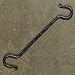 Forged Iron Link S Hook - 12 in - Sold in Case Pack of 2
