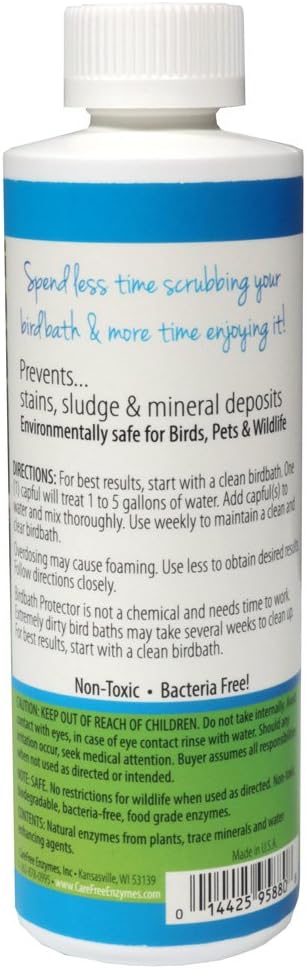 Carefree 95888 Birdbath Protector, 8-Ounce : Beauty Products : Garden & Outdoor