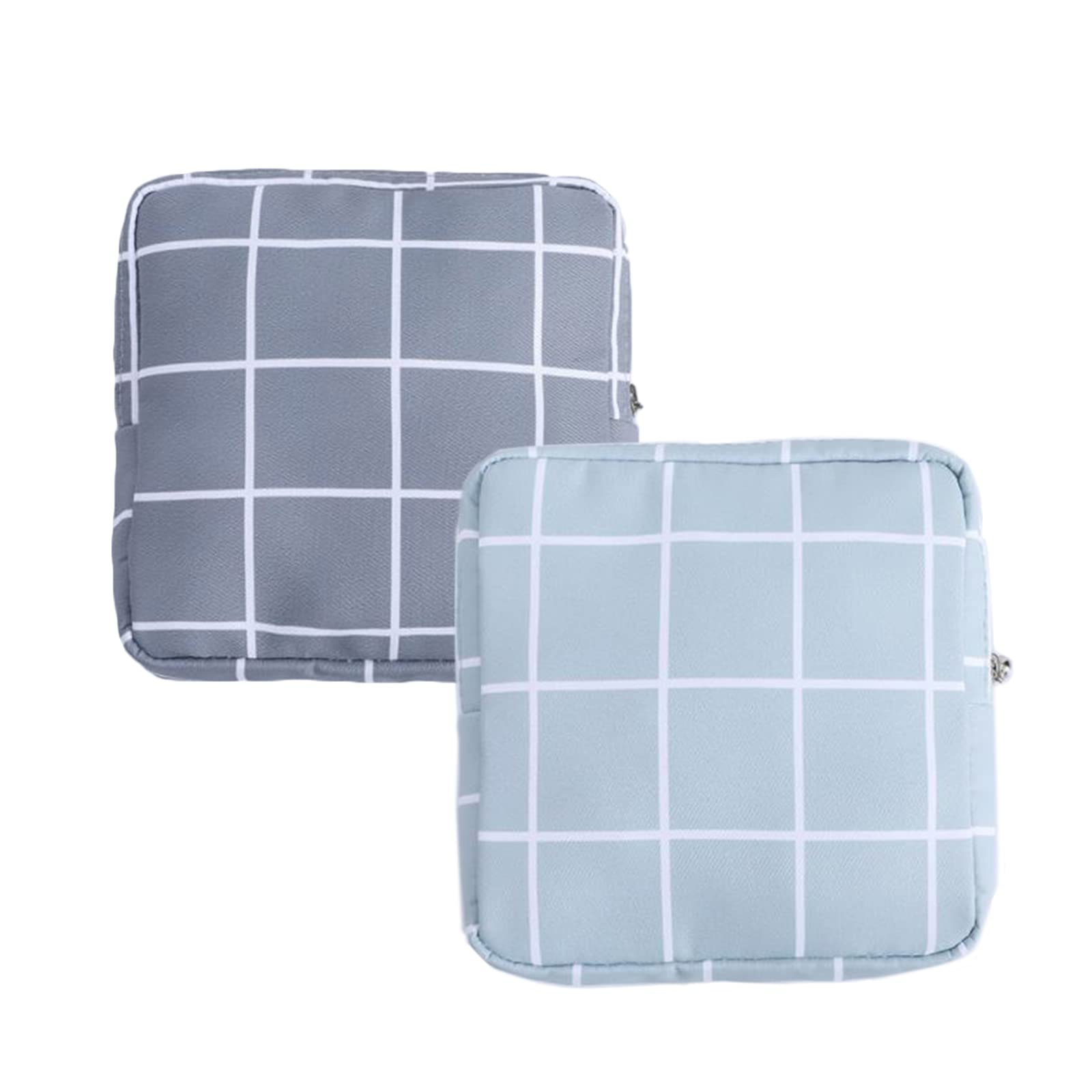JaSiTeBW 2 Pcs Sanitary Napkin Storage Bags Portable Coin Purse Sanitary Pad Organizer Holders for with Zipper Feminine Menstruation Period Bag for Teen Girls Women