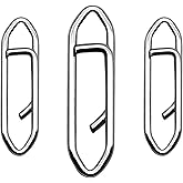 Conskyee 50PCS Fishing Clips, High Strength Stainless Steel Snap Swivels Fishing Tackle, Power Fishing Clip Connector Snaps Swivel for Saltwater Freshwater Lure Quick Change