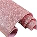DHHOUSE Pink Glitter Wallpaper Sample, Sparkly Glitter Paper (6X6 Inch Sample)