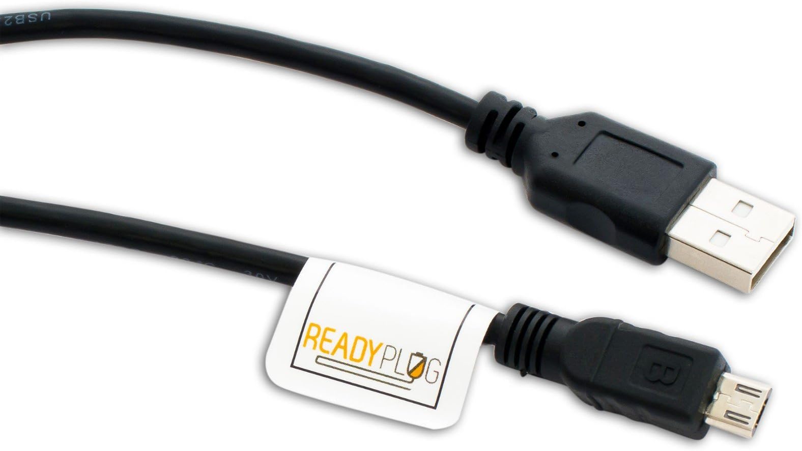Readyplug USB Cable for Charging SteelSeries Arctis 7 Wireless Gaming Headset (1 Foot, Black)