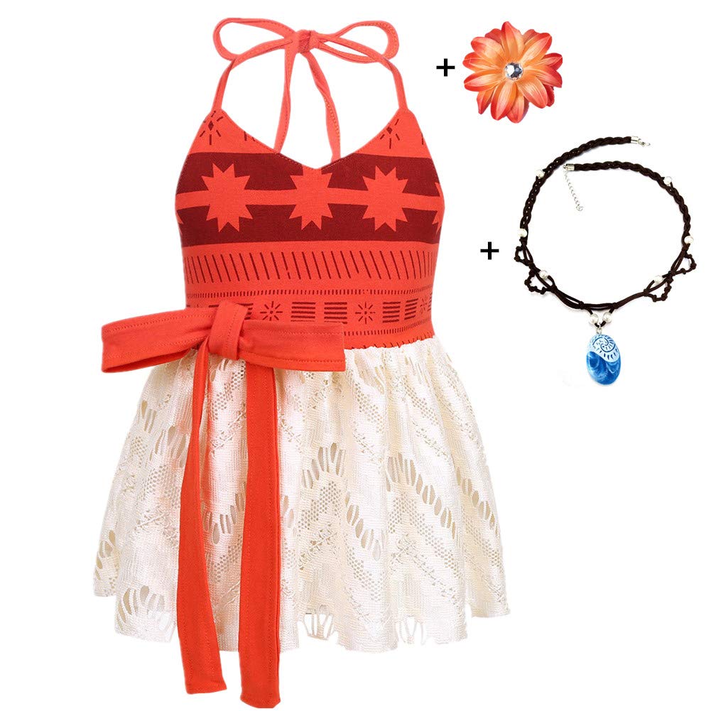 Will Make You Satisfied Princess Moan Costume Little Girls Toddler Baby One Piece Dress Up Birthday Party Skirt Fantastic Quality Maaun Net