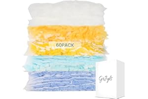 GRJYLS Duster Refills Bulk Compatible with Swiffer Dusters Swiffer Microfibre dust Cleaner Set, 30 Pcs Duster Refills & 1 Handle for Cleaning Home, Office, Furniture... (A-60pcs Duster Refills)