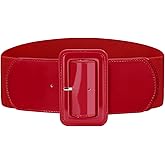 VONMELLI Stretchy Wide Women Belts Elastic Vintage Belts for Women Fashion Ladies Waist Belt for Dress