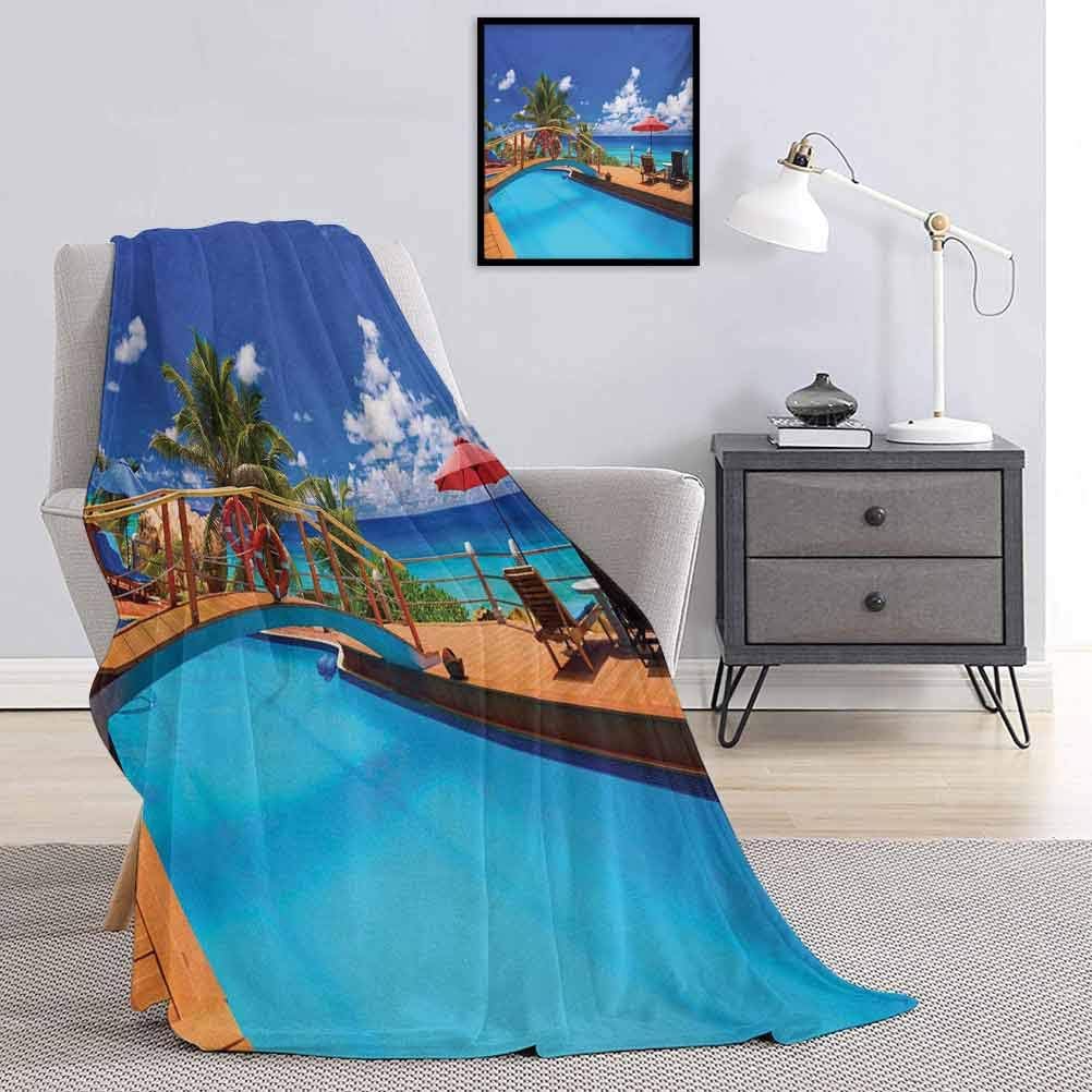 Toopeek Beach special grade blanket Swimming Pool Coastal Seascape