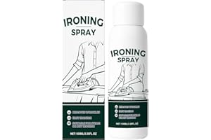 Ironing Starch Spray,No Flaking No Clogging Anti-Static Mist Starch Spray for Clothes,All-Purpose Portable Softening-100ml