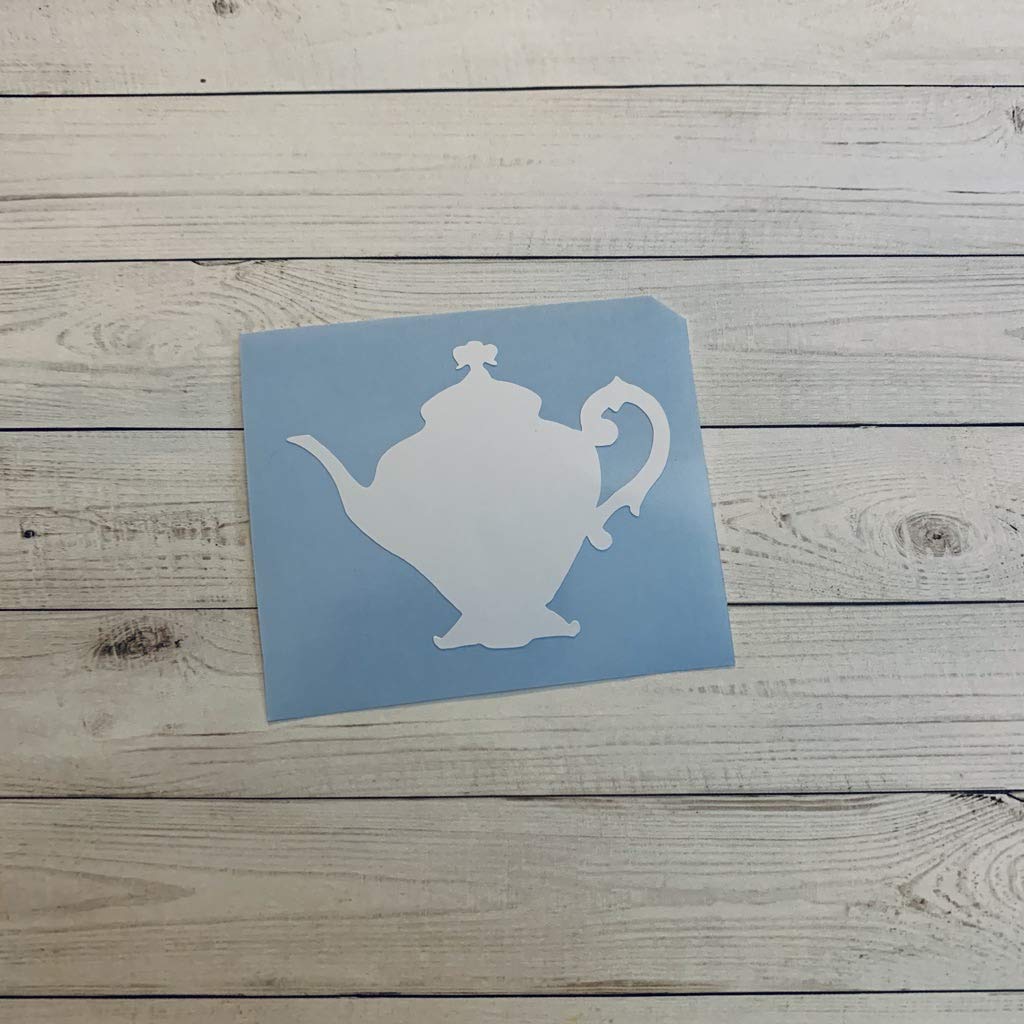 Teapot Vinyl Sticker, Decal, Tea Party Decorations, Tea