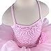 TFJH E Children Princess Party Costumes Flower Girls Ballet Leotard Dress Pink XL