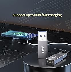 ULTIENCE [10Gbps] USB 3.2 High-Speed USB C to USB A