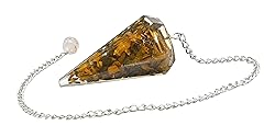 Tiger Eye Orgone Crystal Pendulums for Divination
