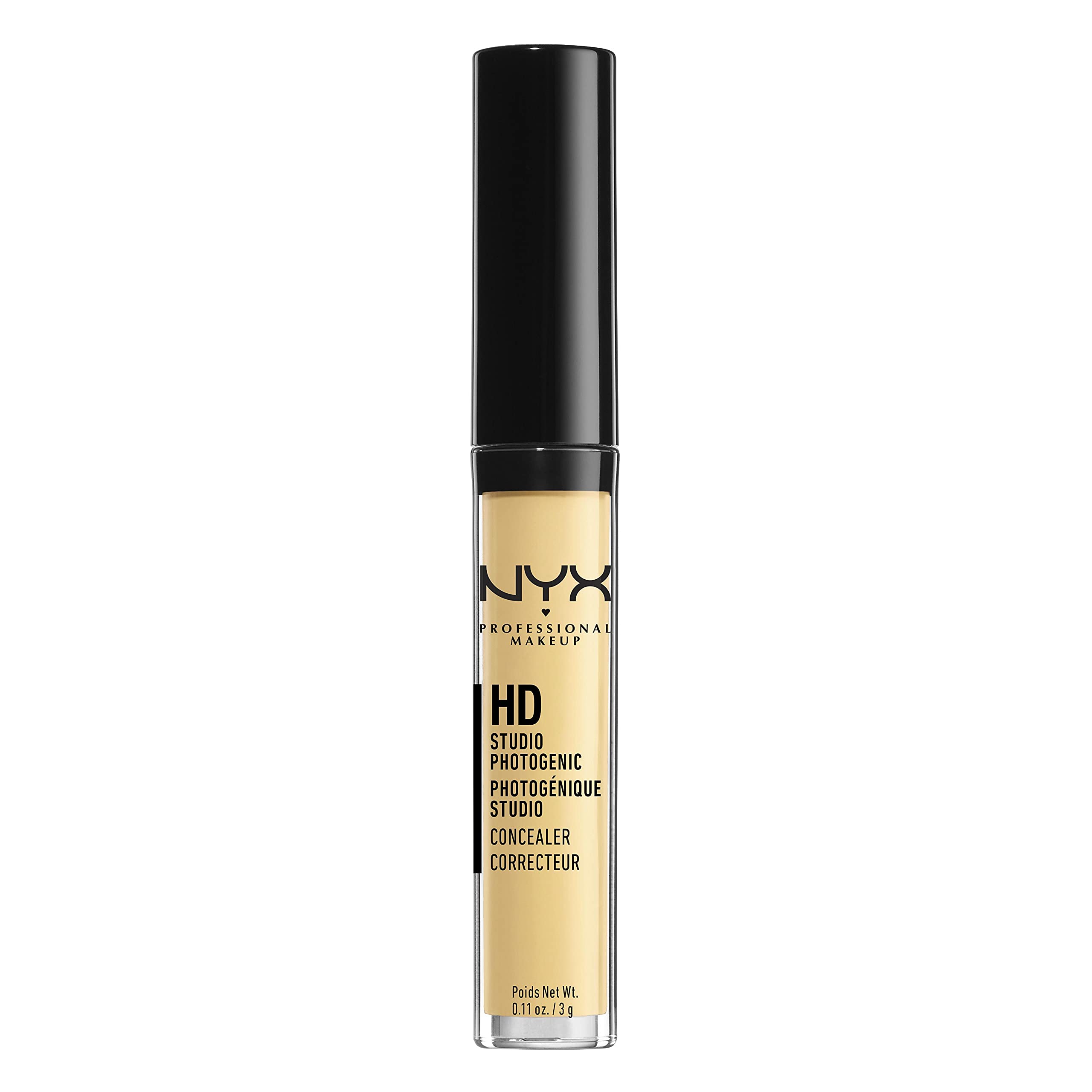 NYX Professional Makeup HD Photogenic Concealer Wand, For all skin types, Medium Coverage, Shade: CW10 Yellow โ image 1