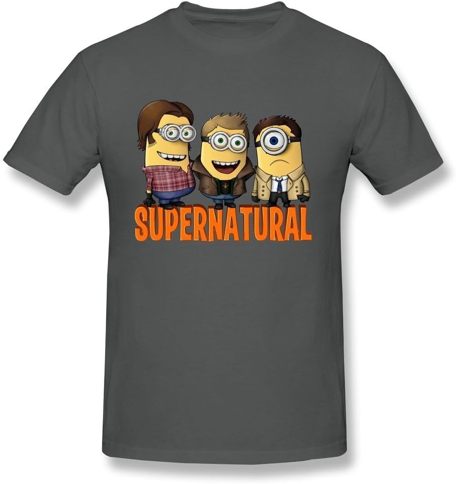 STAYUR Men's Supernatural Team Free Minion T-Shirt DeepHeather Tee