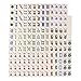 Yellow Mountain Imports Set of 166 American Mahjong Tiles, Chinoise (Tiles Only Set)