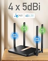 Cudy AC1200 Unlocked 4G LTE Modem Router with SIM Slot 1200Mbps MT7628 view 2