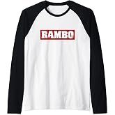 Rambo Classic Logo Raglan Baseball Tee