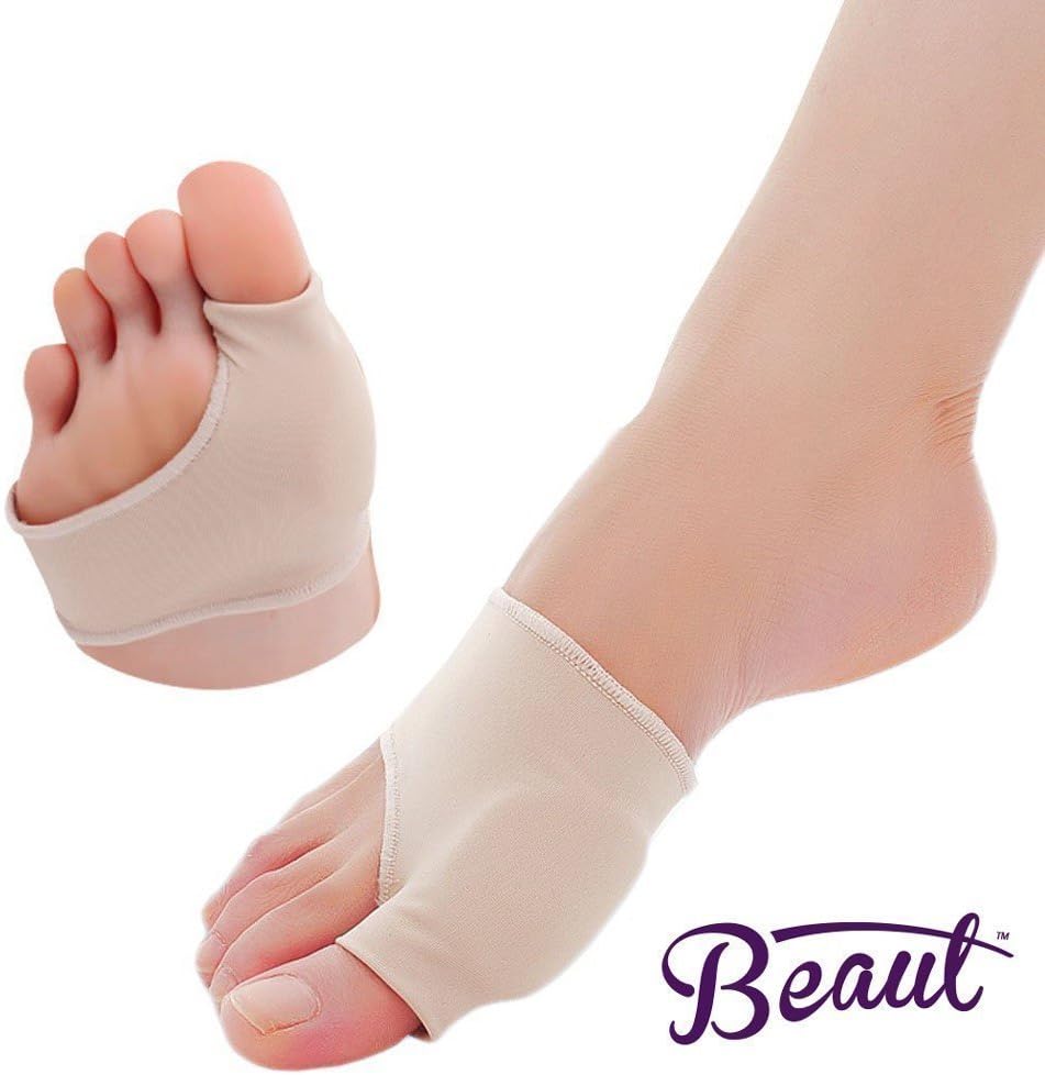 Bunion Corrector - Bunion Toe Straightener and Bunion Relief Detox Sleeve Bunion Pad with EuroNatural Gel - Orthopedic Bunion Corrector and Metatarsal Pad for Hammertoe and Hallux Valgus (Small): Health & Personal Care