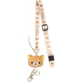 San-x Rilakkuma Neck Strap Keychain