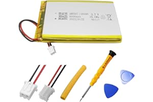 AWEDAS 126090 Rechargeable Battery 3.7v Polymer Battery 8000mah 126090 [Upgraded] Compatible for Multiple Device 126090 Replacement Batteries with PH 2.54 JST Connector and Tool