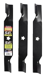 MaxPower 561747 Blade Set for 54 Inch Cut Poulan/Husqvarna/Craftsman Replaces 187256, 532187256