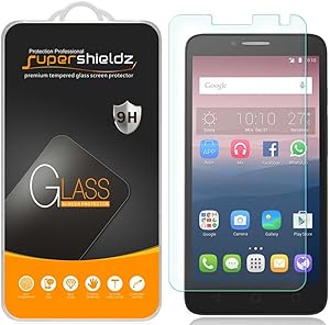 Supershieldz (2 Pack) for Alcatel Onetouch Flint Tempered Glass Screen Protector, Anti Scratch, Bubble Free